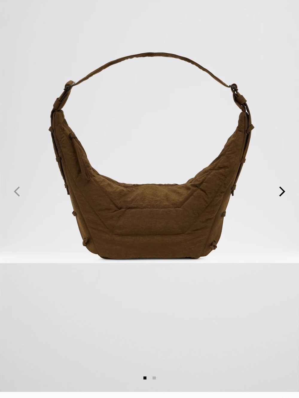 Lemaire Medium Soft Game Bag - Khaki
